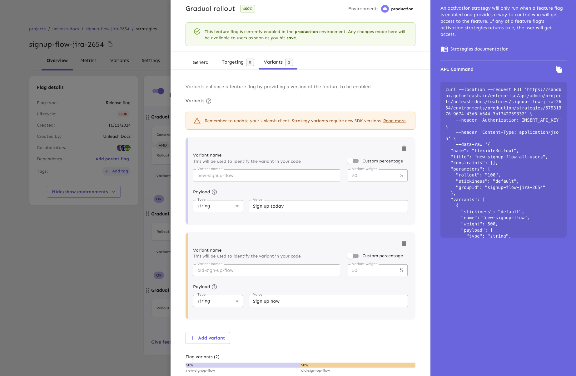 Adding new strategy variants